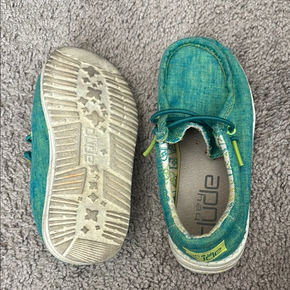 Hey Dude Kids' Aqua Moccasins